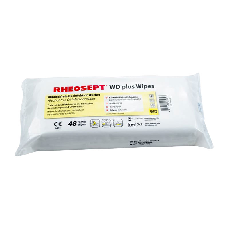 Rheosept-WD plus Wipes 6 x 48 Tücher 1 Rheosept-WD plus Wipes - Alkoholfreie Desinfektionstücher