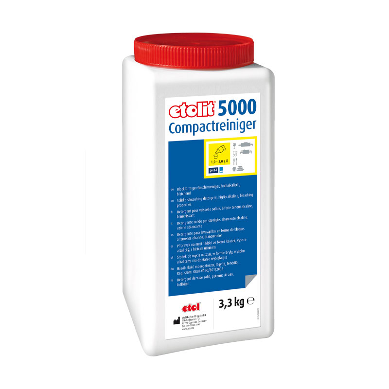 etolit Compactreiniger 5000 4x3,3 kg 1 etolit Compactreiniger 5000 - bleichender Geschirrreiniger